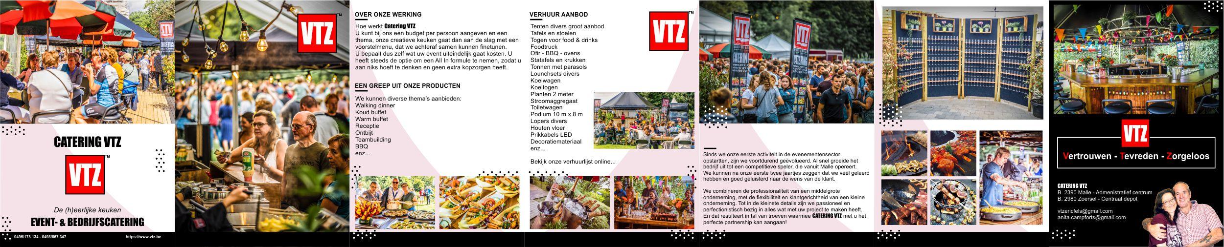 Bedrijfsfolder Catering VTZ